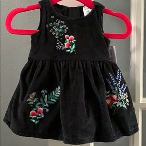 CARTER’S Black velvet dress